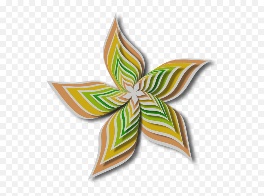 Abstract Flower Colour Yellow - Dibujos De Arte Abstracta Emoji,Heart Emoji Windows