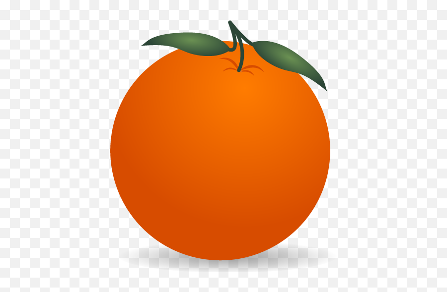 Orange Icon - Cartoon Image Of Orange Emoji,Tangerine Emoji