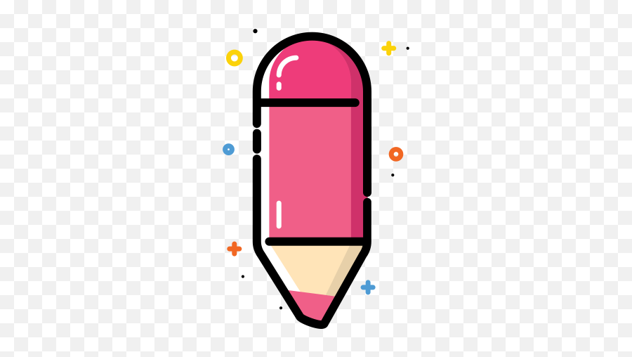 Pencil Red Icon Office Iconset Thalita Torres - Pink Pen Icon Png Emoji,Emoji Pencil