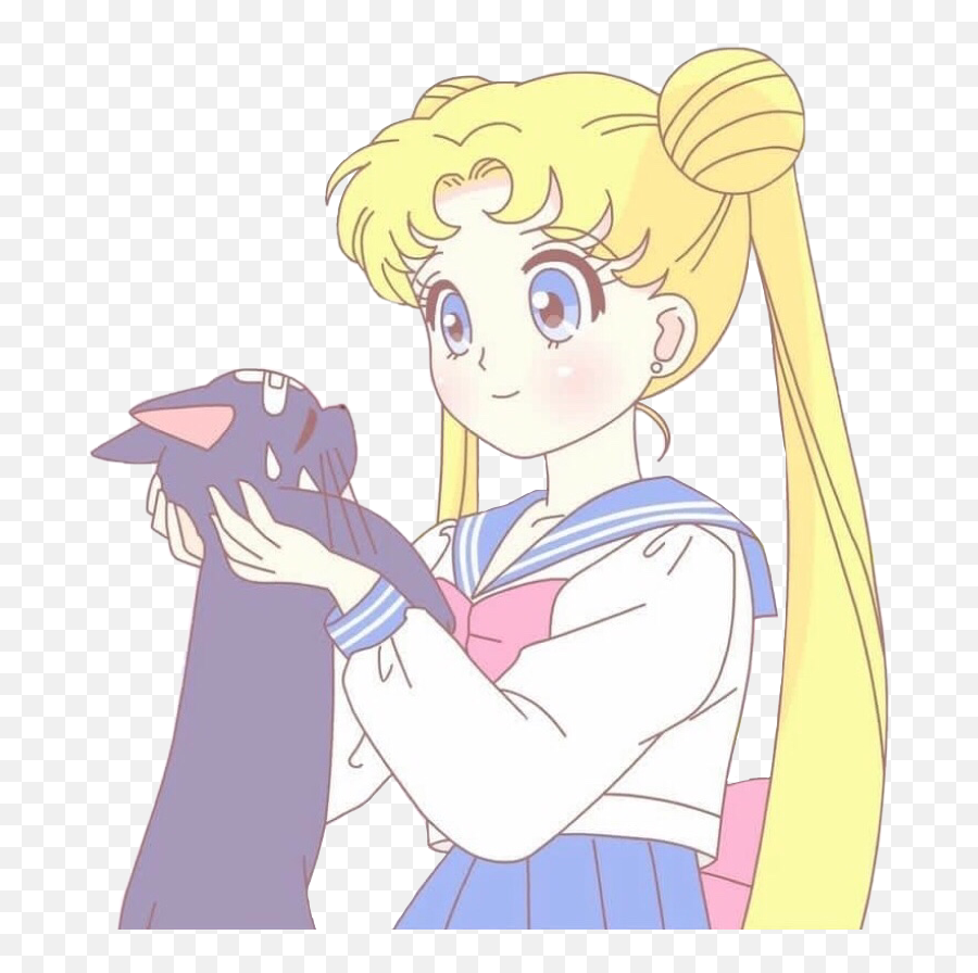 Sailermoon Sailor Moon Luna - Sailor Moon Y Luna Emoji,Sailor Moon Emoji