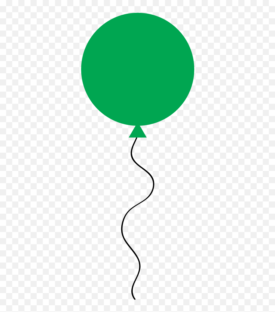 Birthday Balloon Images - Transparent Background Green Balloon Clipart Emoji,Emojis Balloons