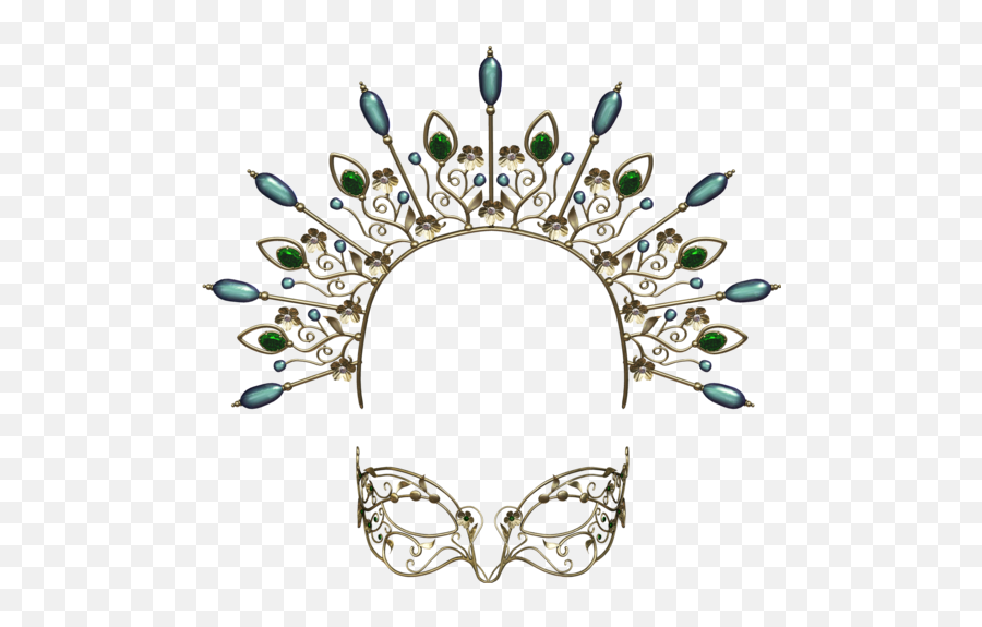Mask Masquerade Queen Princess Face Cover Crown Girl - Headdress Png Deviantart Emoji,Cover Face Emoji