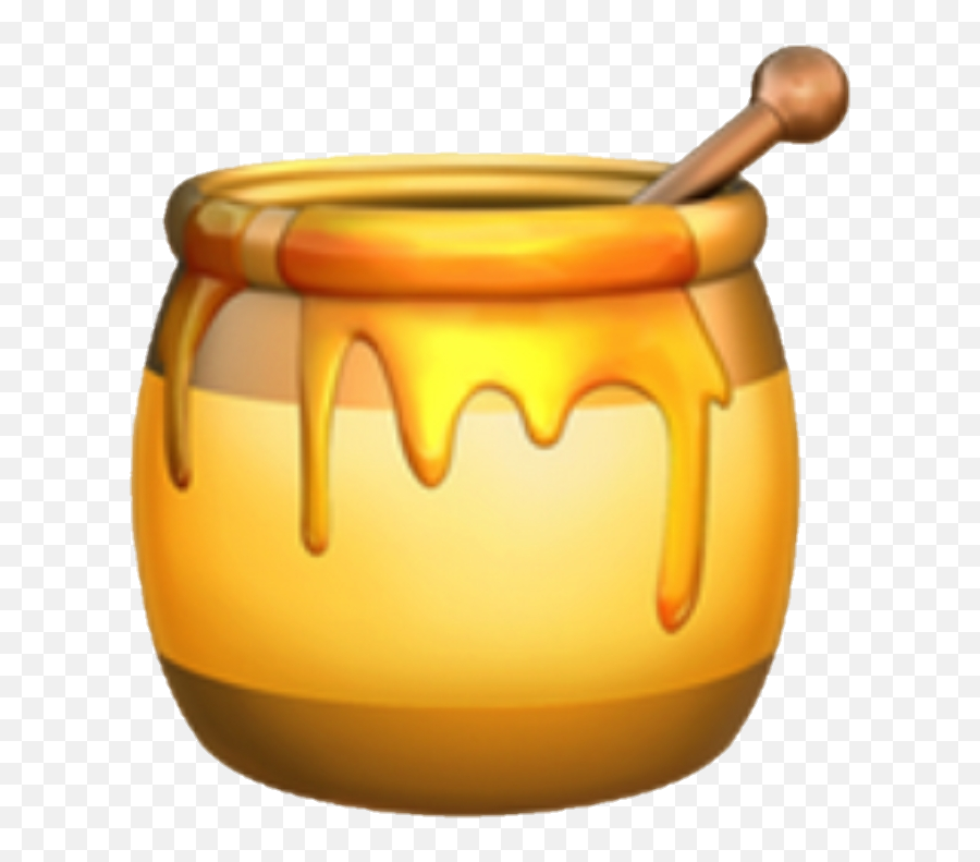 Honey Clipart Emoji Honey Emoji Transparent Free For - Honey Pot Emoji,Nuts Emoji