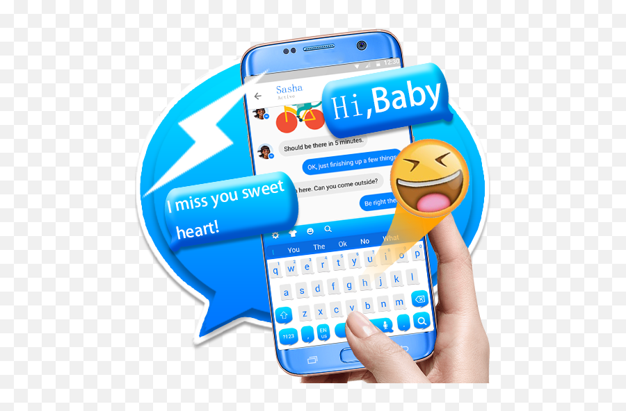 App Insights Keyboard For Messenger App Apptopia - Smiley Emoji,Hi 5 Emoticon