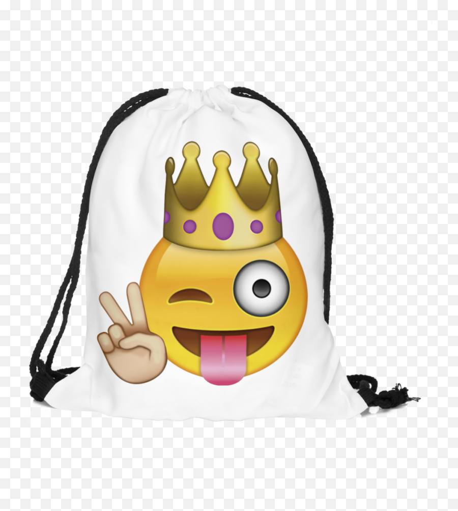 Pin Von Queen Auf Emoji Turnbeutel Rucksack - Draw String Bag For Girls,Jealous Emoji