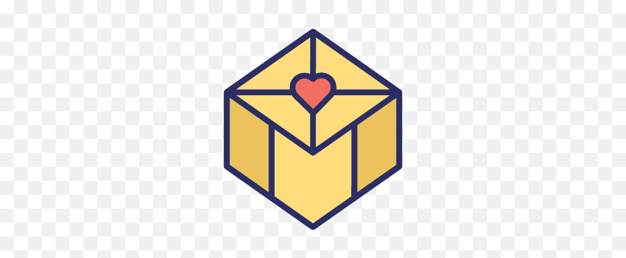 Free Gift Box Present Party Color Vector Icon - Minimal Cube Design Emoji,Hanger Emoji