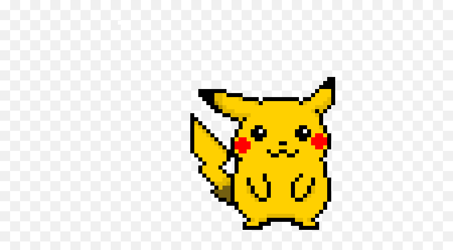 Pokemon - Pixilart Pattern Of Cross Stitch Anime Emoji,Pikachu Emoticon