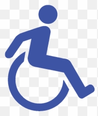 Wheelchair Symbol Clipart - Transparent Emoji