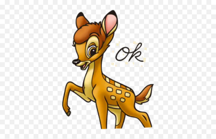 Bambi Stickers For Whatsapp - Bambi Stickers Emoji,Bye Dog Emoji
