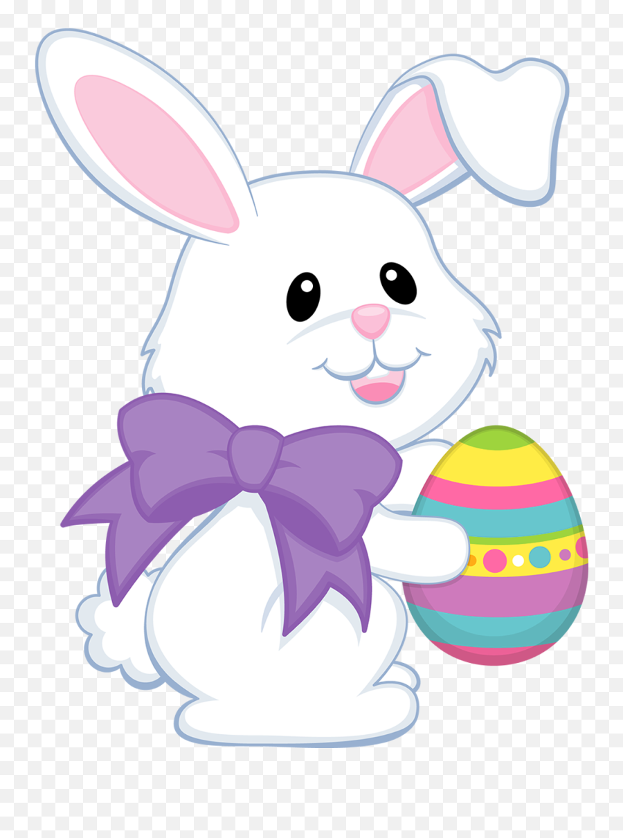 Easter Bunny Easter Egg Easter Basket - Transparent Background Easter Bunny Clipart Png Emoji,Rabbit Egg Emoji
