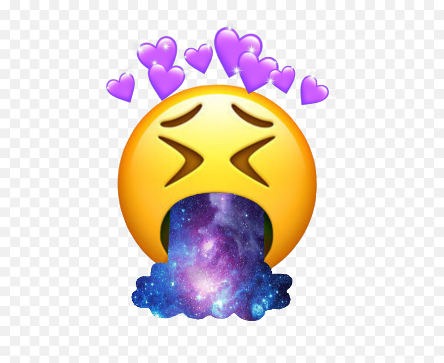 Emojiiphone Galaxy Heart Emoji Iphone - Iphone Emoji Png,Emoji Galaxy