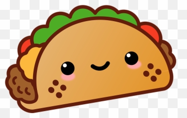 Kawaii - Cartoon Cute Taco Emoji,Taco Emoji Png