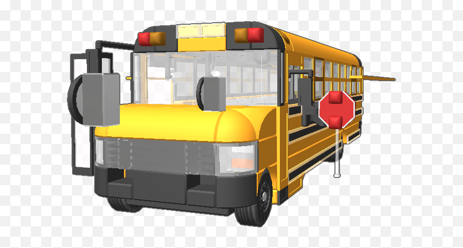Blocksworld - School Bus Emoji,Missed The Bus Emoji