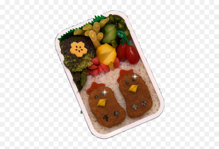 Trending Bentobox Stickers - Prepackaged Meal Emoji,Bento Box Emoji