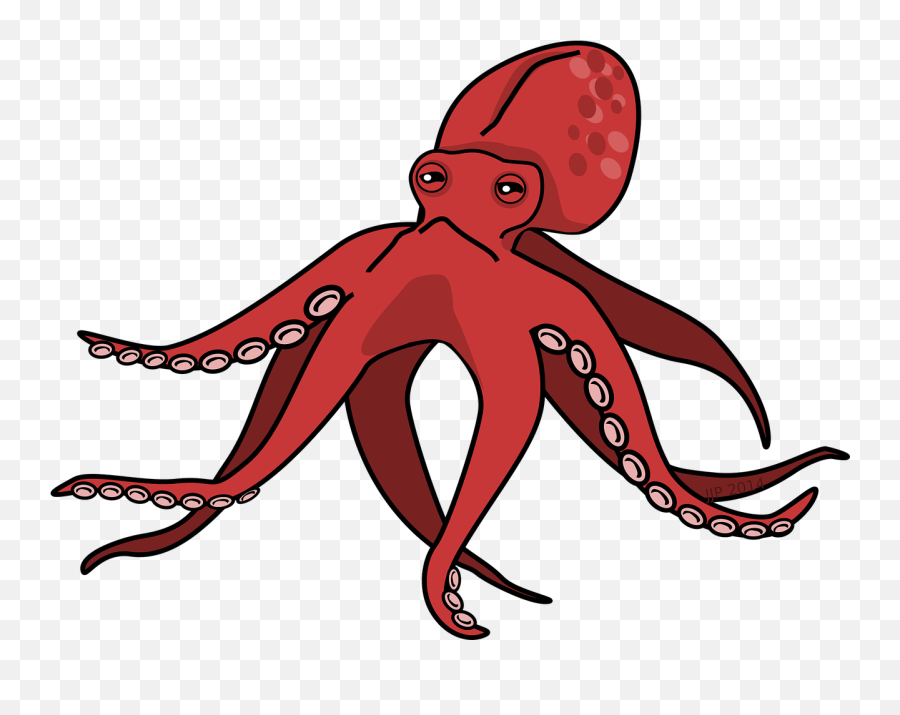 Cartoon Octopus Pink Squid Free Vector Graphics - Octopus Clipart Emoji,Snake Emoji