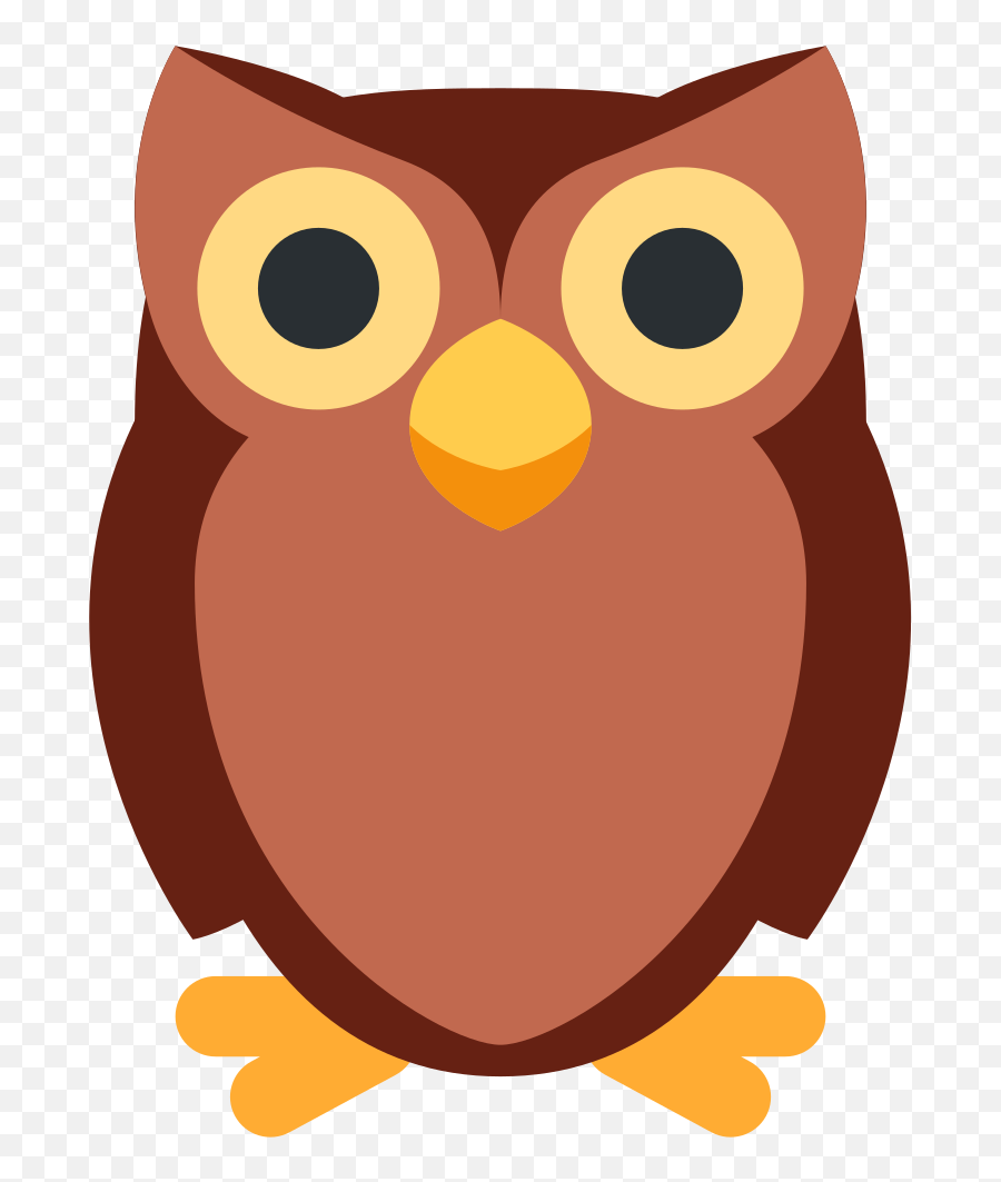 Twemoji2 1f989 - Owl Emoji Twitter,Funny Emoji