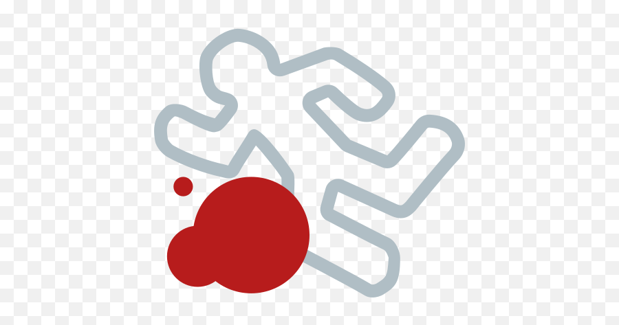 Murder Chalk Icon - Clip Art Emoji,Chalk Emoji