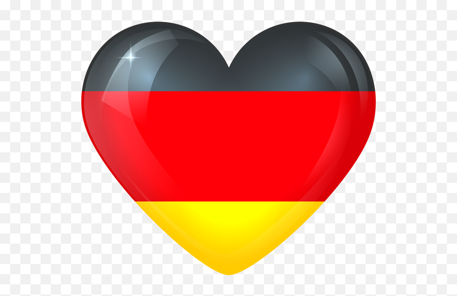 Germany Large Heart Flag - Flag Of Germany Emoji,Aussie Flag Emoji