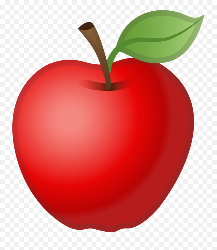 Red Apple Icon - Transparent Background Apple Emoji,Apple Logo Emoji