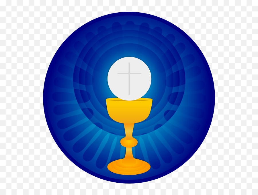 Illustration Of Holy Eucharist Symbol - Symbols Of Eucharist Clipart Emoji,Jesus Cross Emoji Symbol