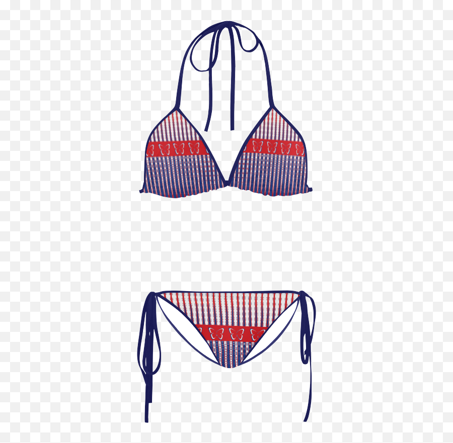 Custom Bikini Swimsuit - Swimsuits Cherry Blossoms Emoji,Emoji Bikini Woman Flag