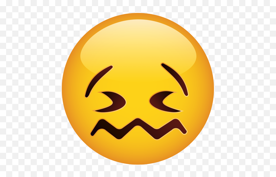 Emoji U2013 The Official Brand Confounded Face Fitz 0 - U1f616 Circle,Sneeze Emoji