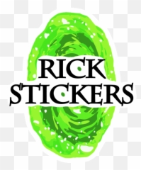 Rick Sticker - Rick And Morty Portal Png Emoji,Rick And Morty Emojis
