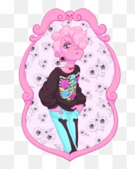 Simpsons Goth Transparent Png Clipart - Bubblegum And Marceline Cute Fanart Emoji