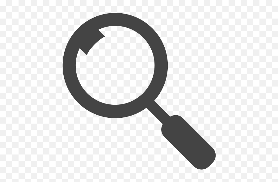 Magnify Glass Icon Myiconfinder - Magnifying Glass Icon Blue Emoji,Emoji Girl Magnifying Glass Earth