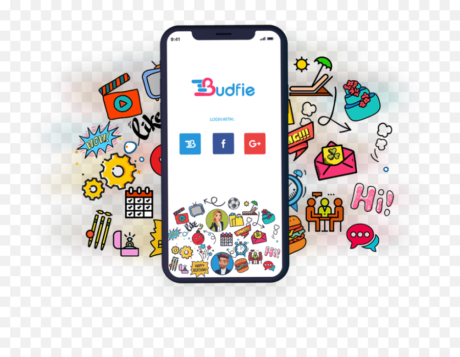 Budfie Download Fun Apps For Android U0026 Ios Chatting - Iphone Emoji,Cricket Emoji Android