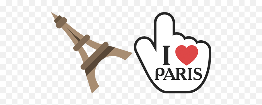 New Packs - 43 Custom Cursor Browser Extension Heart Emoji,Eiffel Tower Emoticon