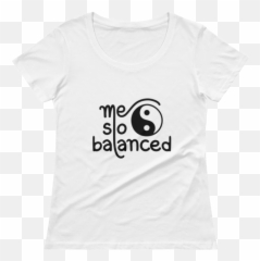 Ladiesu0027 Me So Balanced Scoopneck T - Shirt Active Shirt Emoji,Onion Ring Emoji