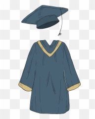 Clipart - Academic Dress Emoji