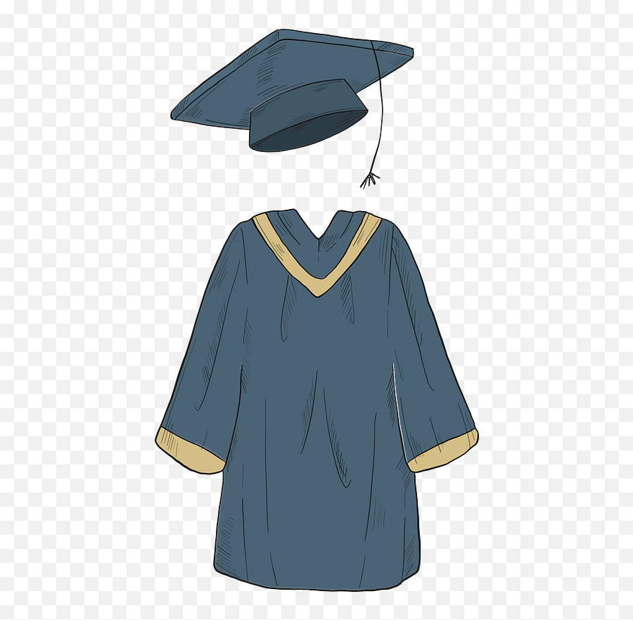 Clipart - Academic Dress Emoji,Emoji Gown