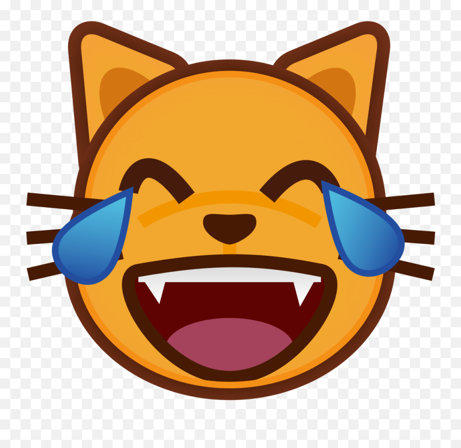 Phantom Open Emoji 1f639 - Cat With Mouth Open Cartoon,Joy Emoji