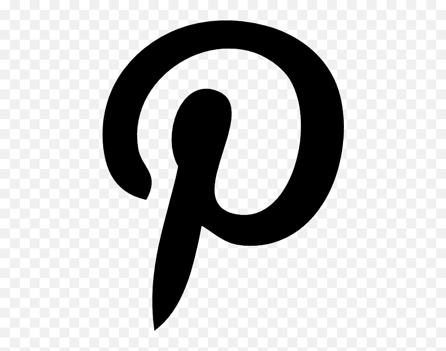 Pinterest Logo Png - Transparent Black Pinterest Logo Emoji,Iphone New Emojis 2015