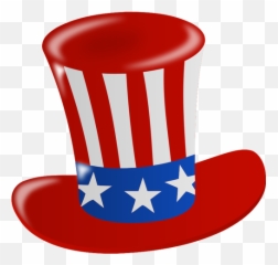 Us Flag Hat - Uncle Sam Clipart Emoji