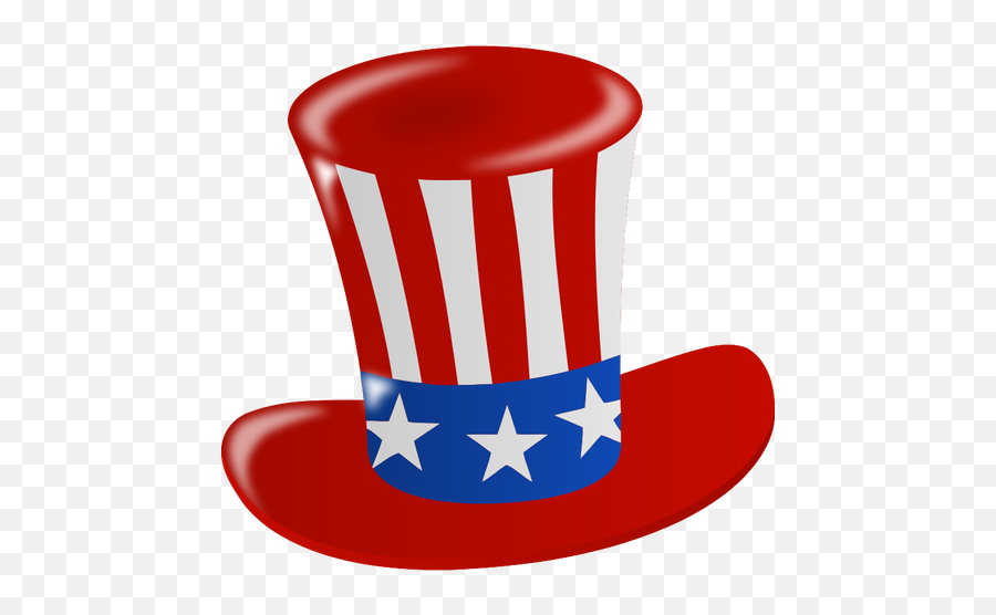 Us Flag Hat - Uncle Sam Hat Clipart Emoji,Flag Plane Emoji