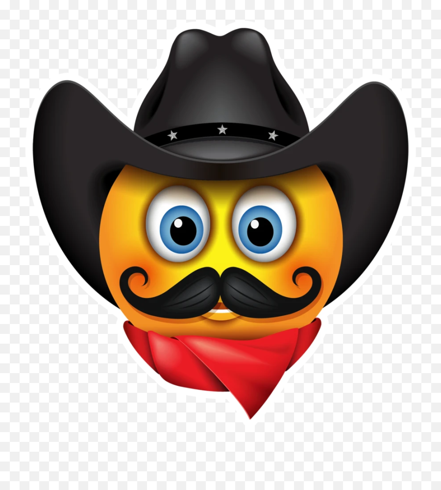 Cowboy Emoji - Emojis Cowboy,Hair Emoji