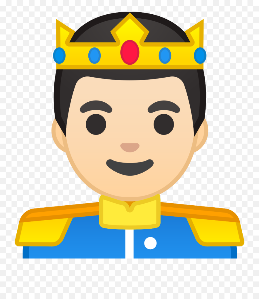 Prince Light Skin Tone Icon - Prince Emoji,Light Skin Emoji