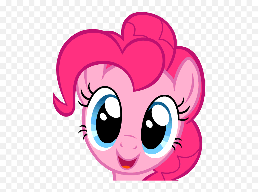 Pinkie - My Little Pony Pinkie Pie Head Emoji,Emoji Pie