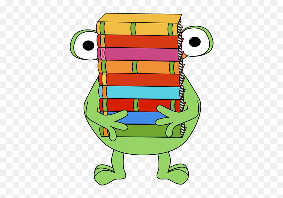 Monster Clipart School - Free Clip Art Book Stack Emoji,Stack Of Books Emoji