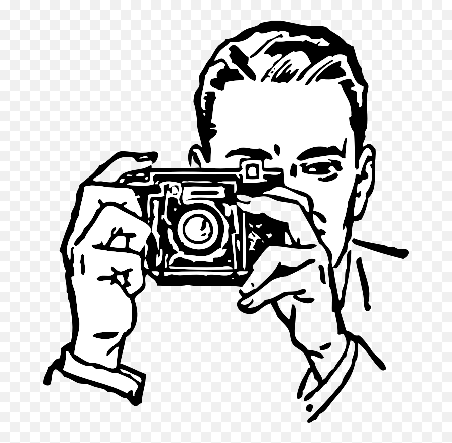 Clipart Camera Camera Flash Clipart - Taking Photo Black And White Emoji,Flashing Camera Emoji
