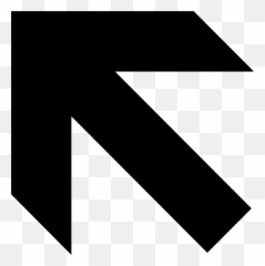 Bold Arrow Top Left Transparent Png - Arrow Upper Left Emoji,Left Arrow Emoji