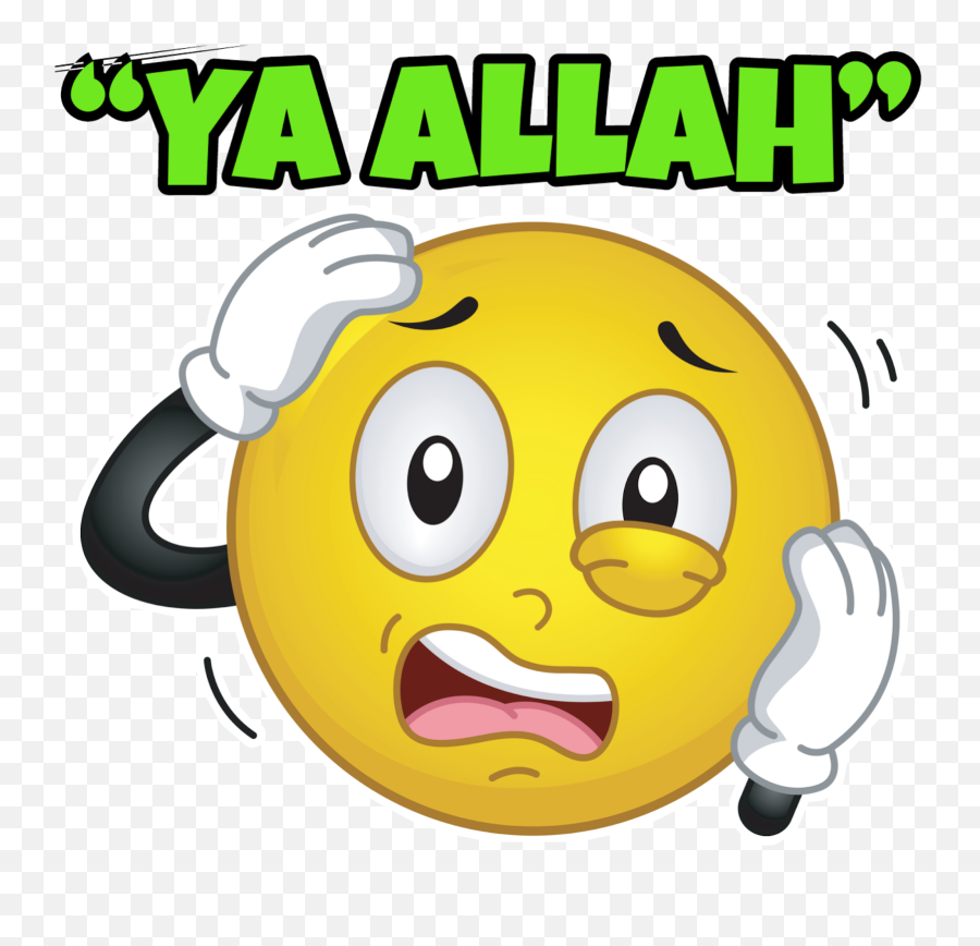 Whatsapp Stickers Gambar Emoji File Png - Emoji Amin,Allah Emoji