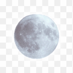Ftestickers Sky Moon Fullmoon Aesthetic Luminous White - Transparent Background Moon Png Emoji,Full Moon Emoji