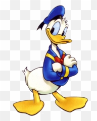 Download Donald Duck Transparent Hq Png Image - Donald Duck Emoji,Arms Crossed Emoji