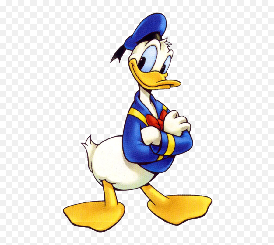 Download Donald Duck Transparent Hq Png Image - Donald Duck Emoji,Arms Crossed Emoji