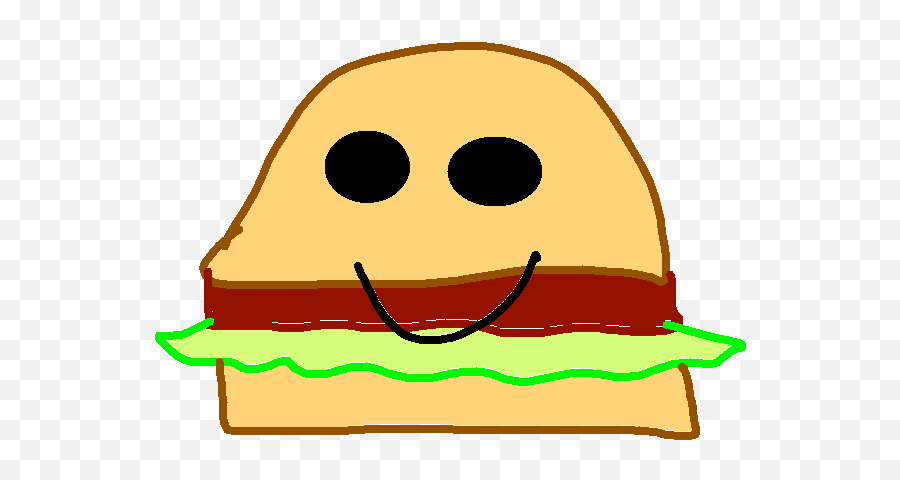 Talking Hamburger 2 - Clip Art Emoji,Hamburger Emoticon