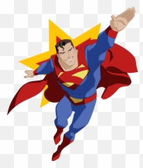 Ftestickers Superhero Superman Dc - Flying Emoji